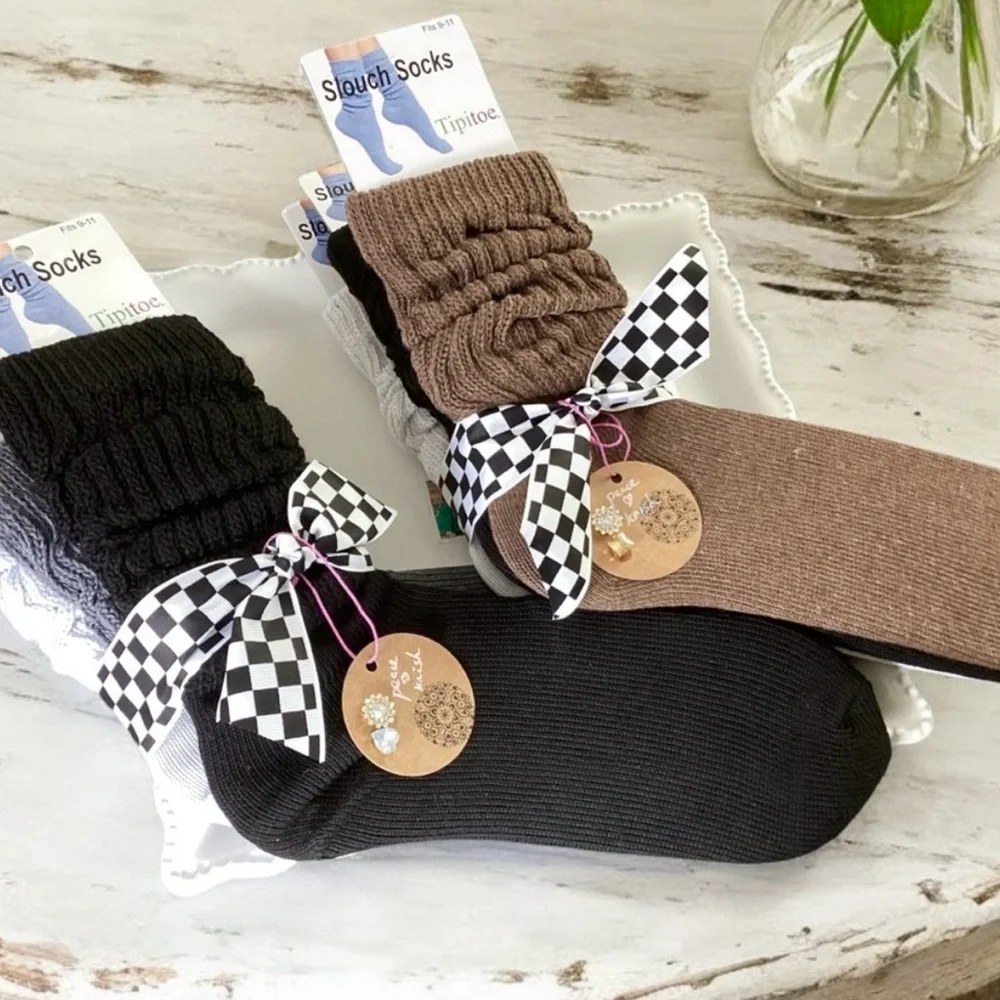 🍂3 Pair Thick/Chunky Slouch Socks Ladies